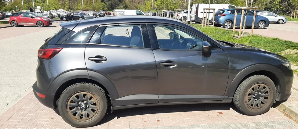 Mazda CX-3 cena 70000 przebieg: 131000, rok produkcji 2019 z Gdańsk małe 106